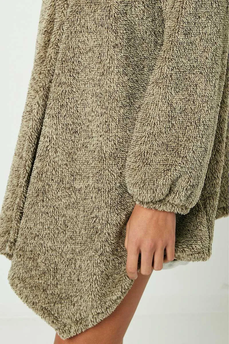 Womens Fleece One Button Cardigan sold by Hayden product image thumbnail 3