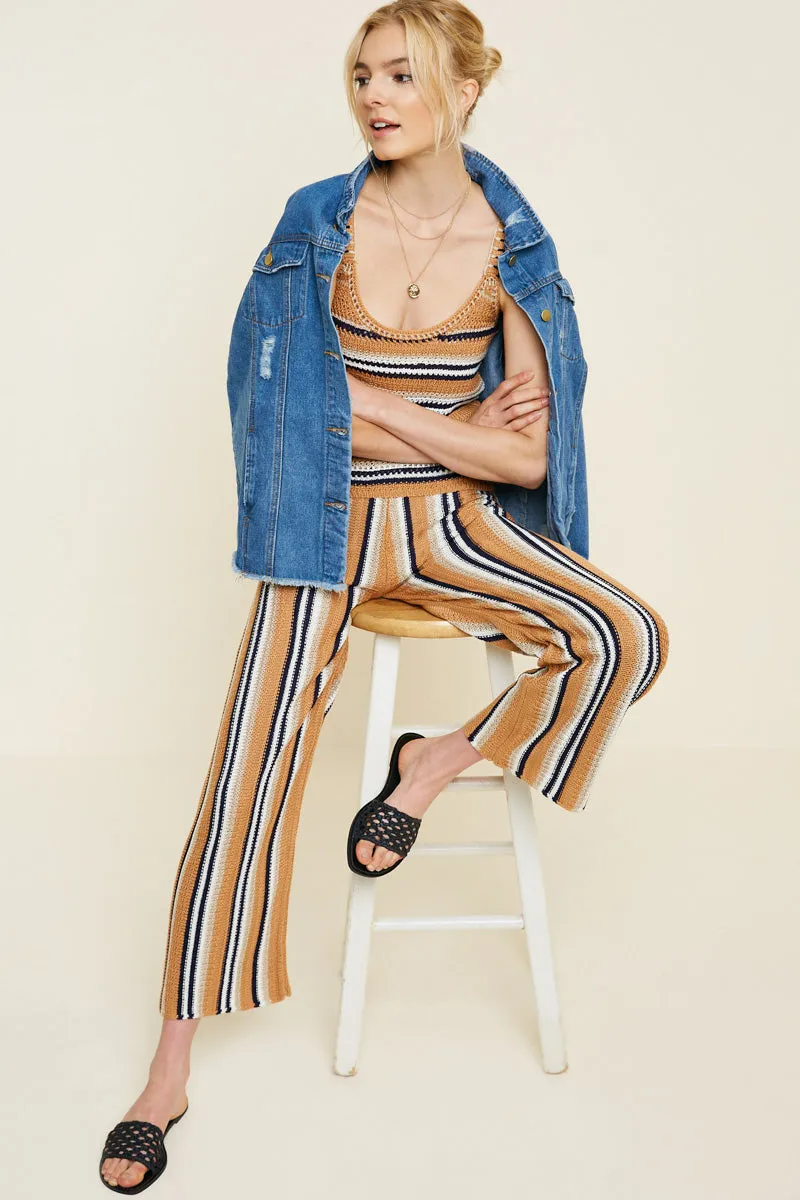 Womens Stripe Sweater Knit Tank sold by Hayden product image thumbnail 3