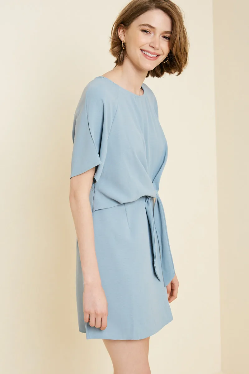 Womens Tie-Front Mini Dress sold by Hayden product image thumbnail 3