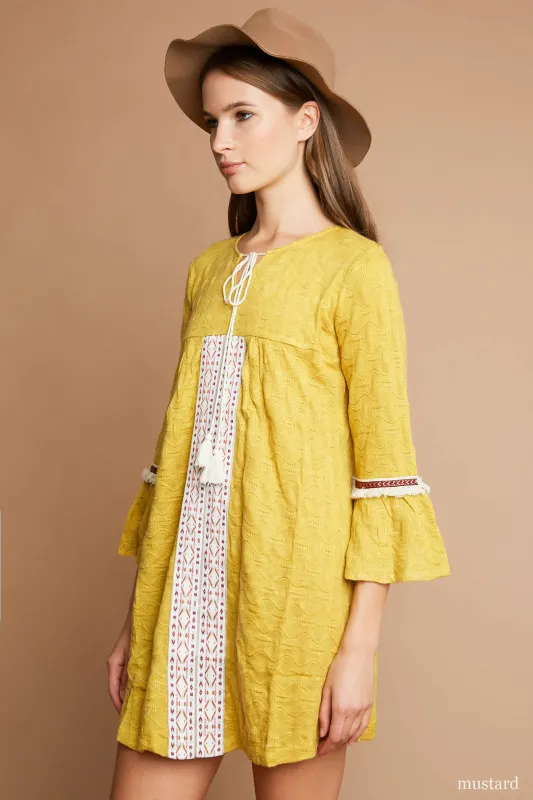 Womens Crochet Self Tie Knit Dress sold by Hayden