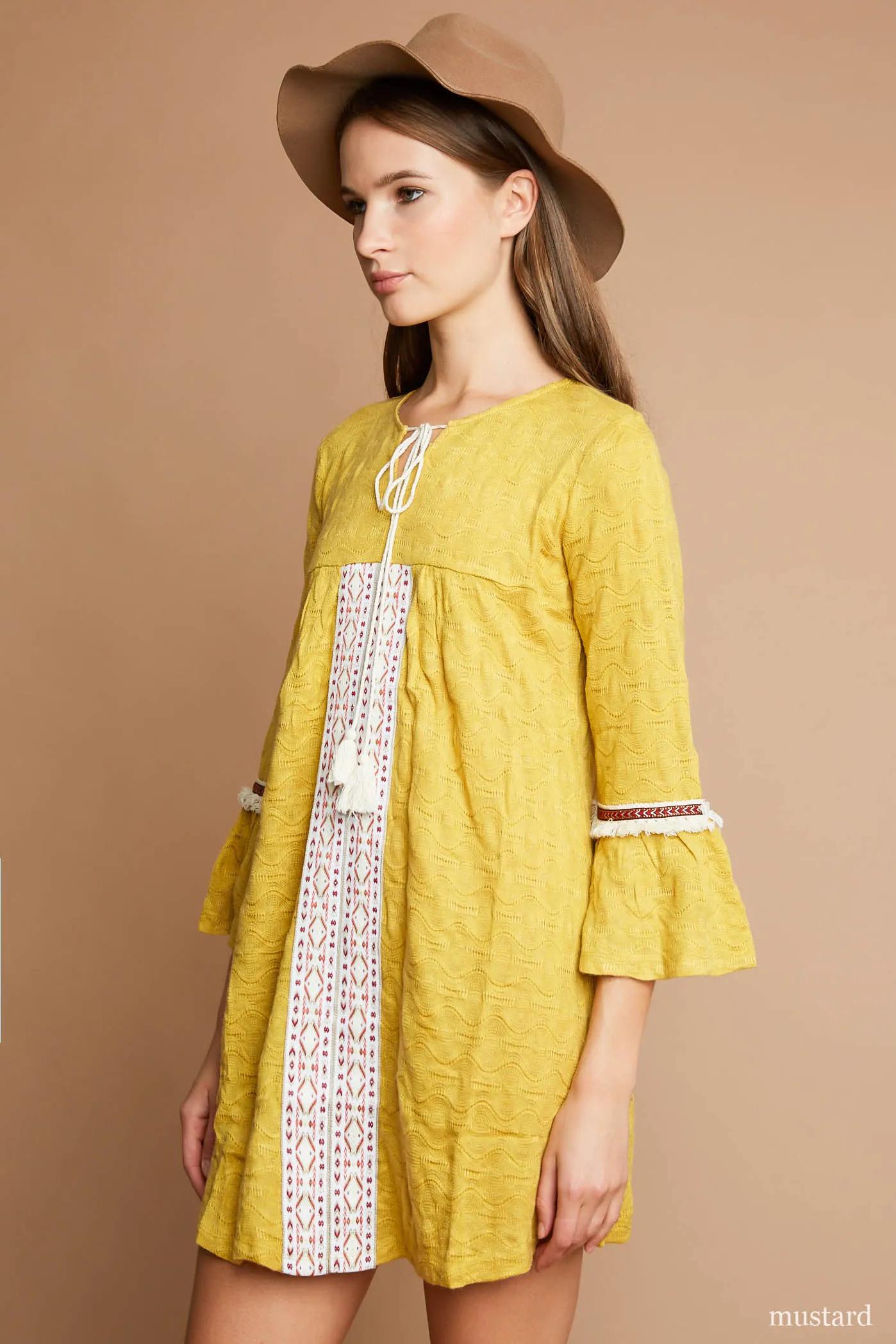 Womens Crochet Self Tie Knit Dress sold by Hayden