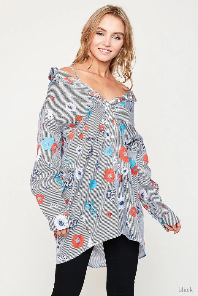 Womens Off The Shoulder Shirt sold by Hayden
