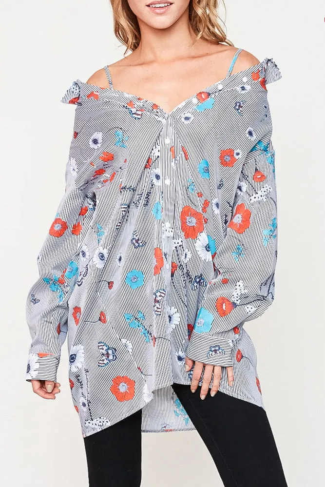 Womens Off The Shoulder Shirt sold by Hayden product image thumbnail 5