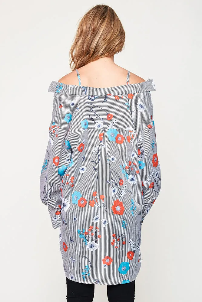 Womens Off The Shoulder Shirt sold by Hayden product image thumbnail 2
