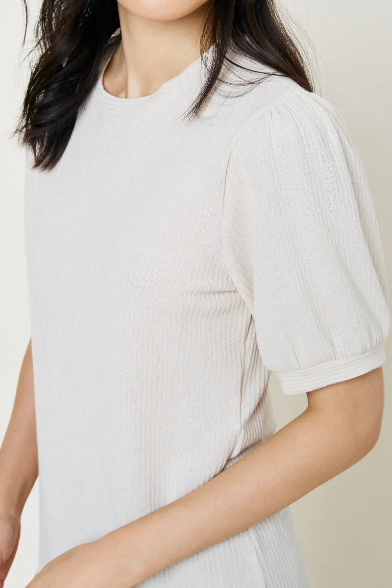 Womens Ribbed Puff Sleeve Top sold by Hayden product image thumbnail 4