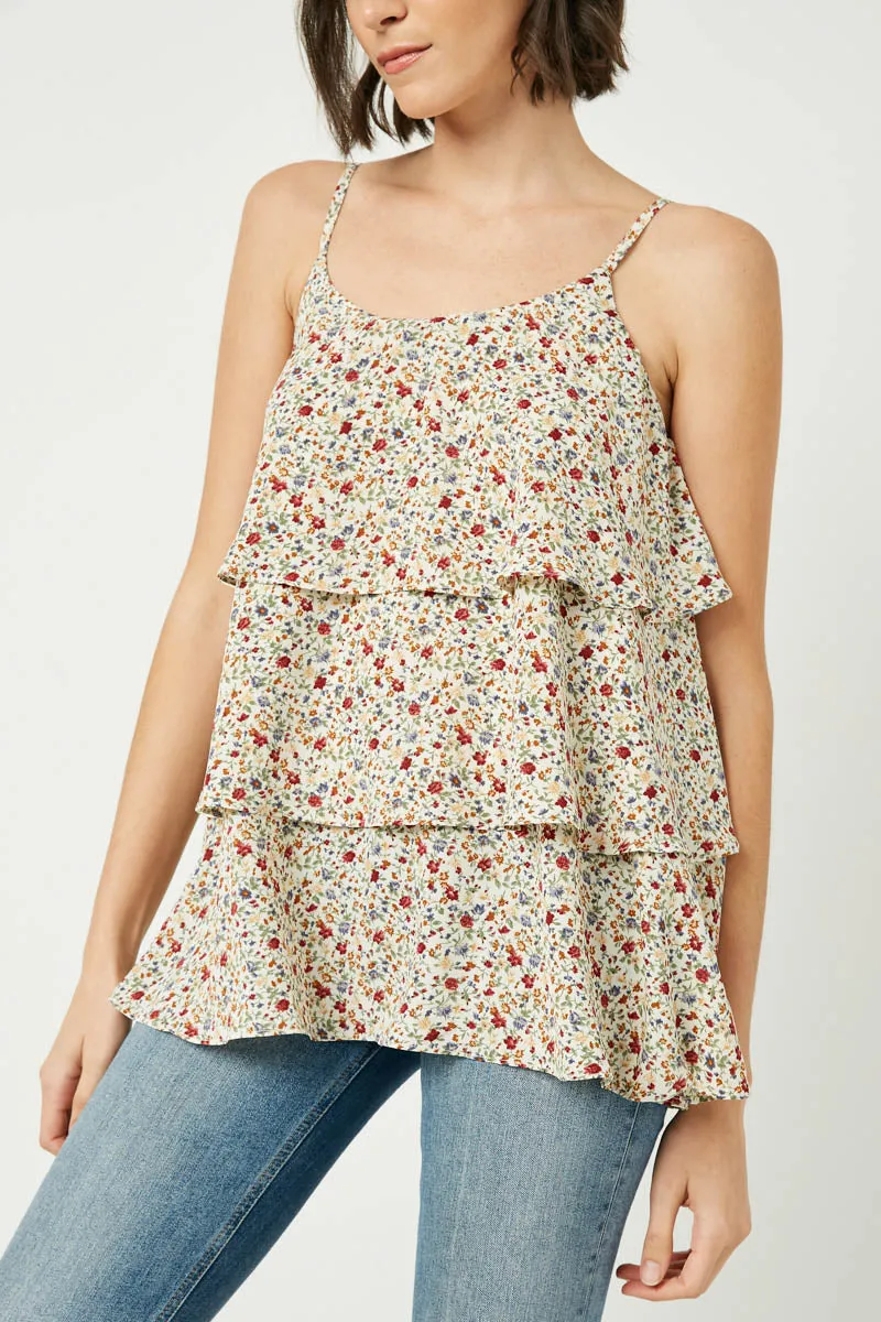 Womens Tiered Sleeveless Strappy Top sold by Hayden product image thumbnail 2