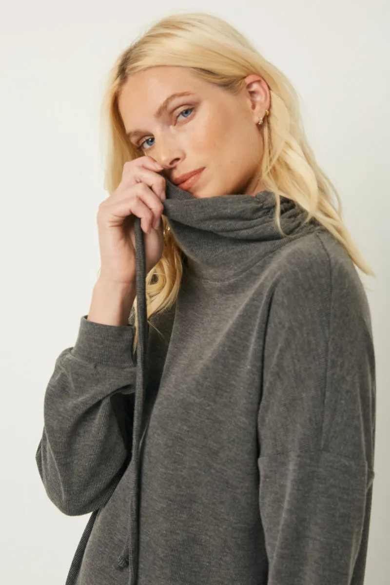Womens Drop Shoulder Funnel Neck Top sold by Hayden product image thumbnail 2