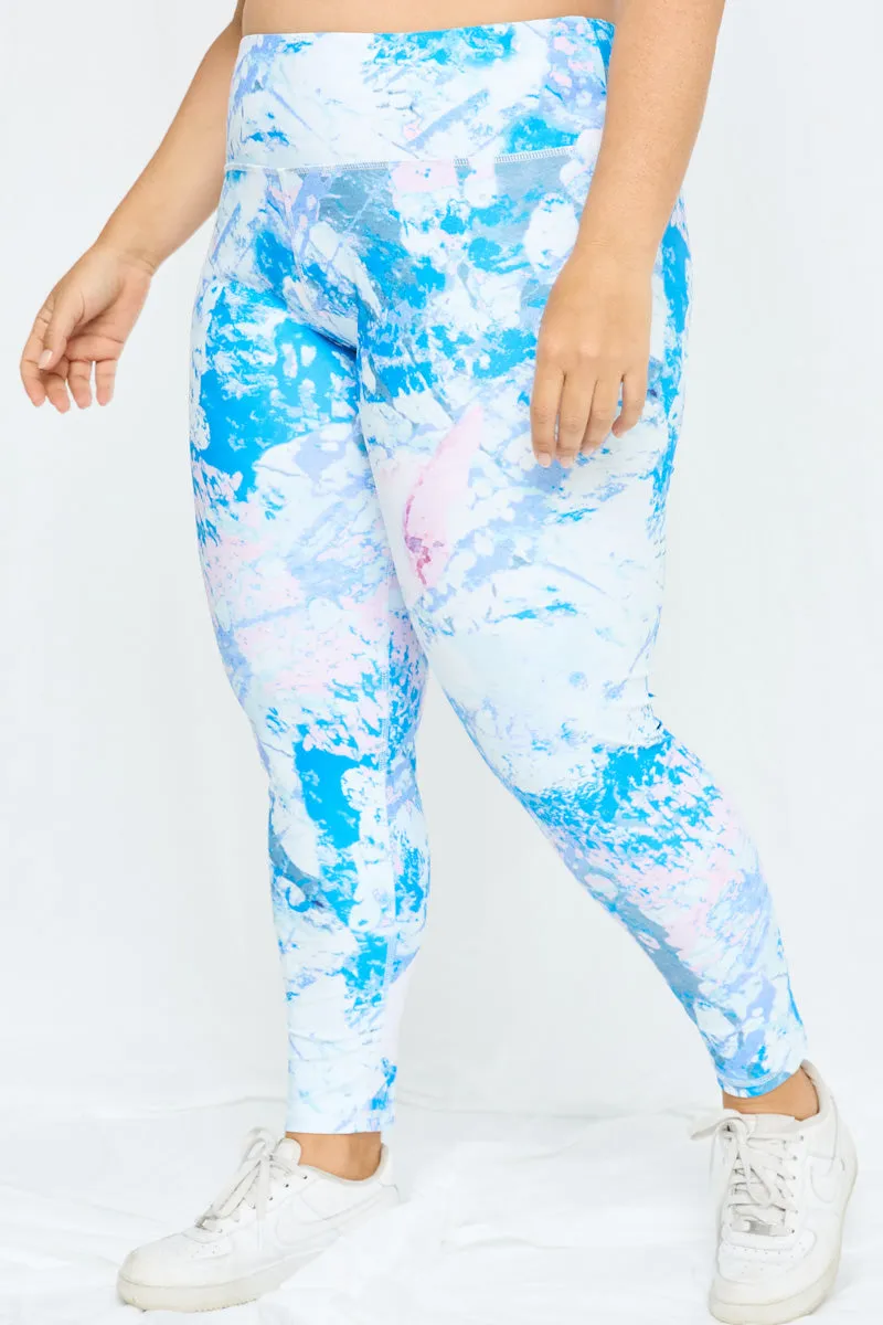 Womens Tie Dye Active Leggings sold by Hayden product image thumbnail 5