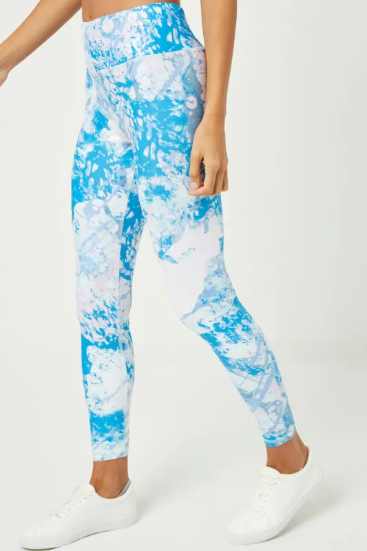 Womens Tie Dye Active Leggings sold by Hayden
