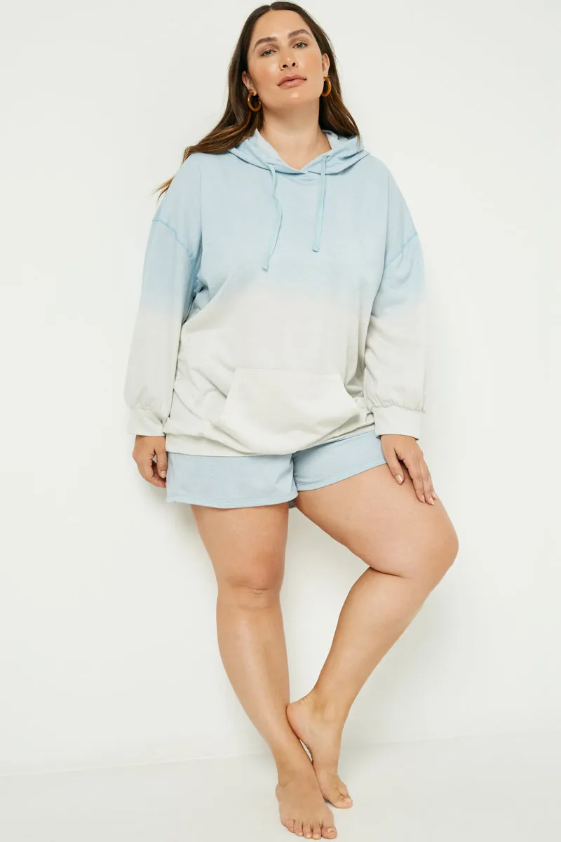 Womens Garment Dip Dyed Oversized Hoodie sold by Hayden product image thumbnail 5