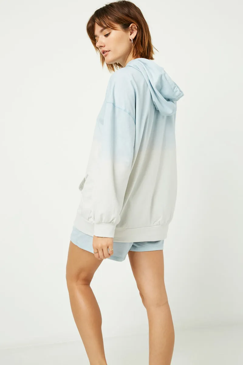 Womens Garment Dip Dyed Oversized Hoodie sold by Hayden product image thumbnail 3