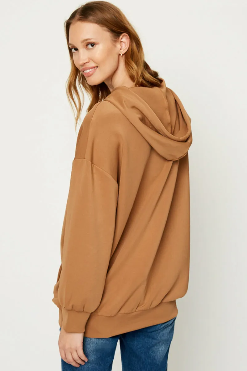 Womens Banded Hoodie sold by Hayden product image thumbnail 4