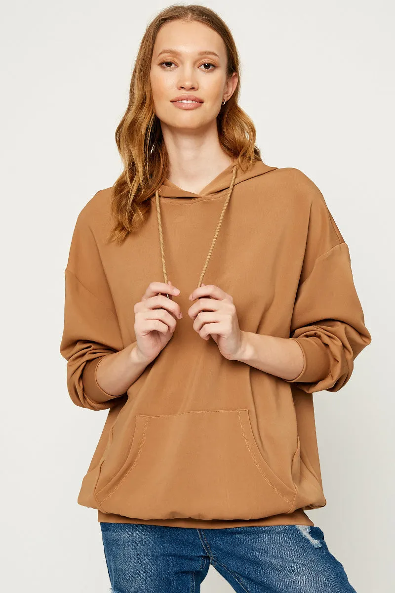 Womens Banded Hoodie sold by Hayden