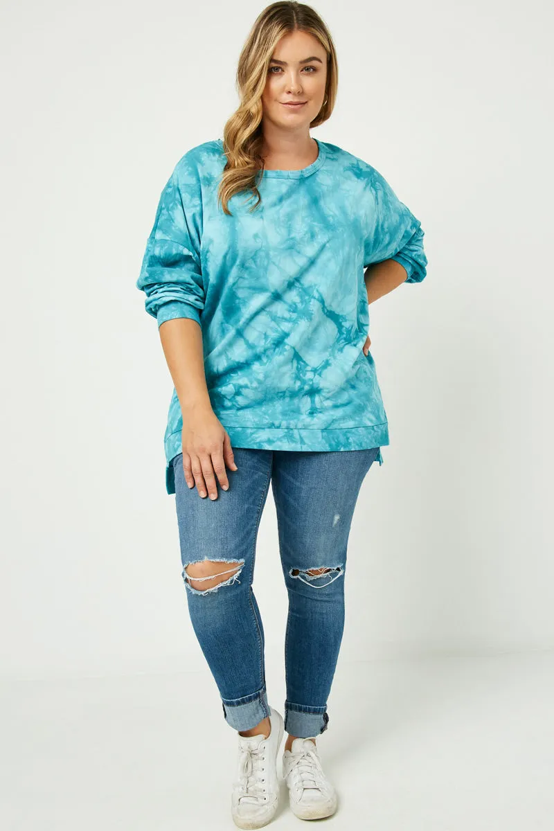 Womens Distressed Crew Neck Knit Top sold by Hayden product image thumbnail 2