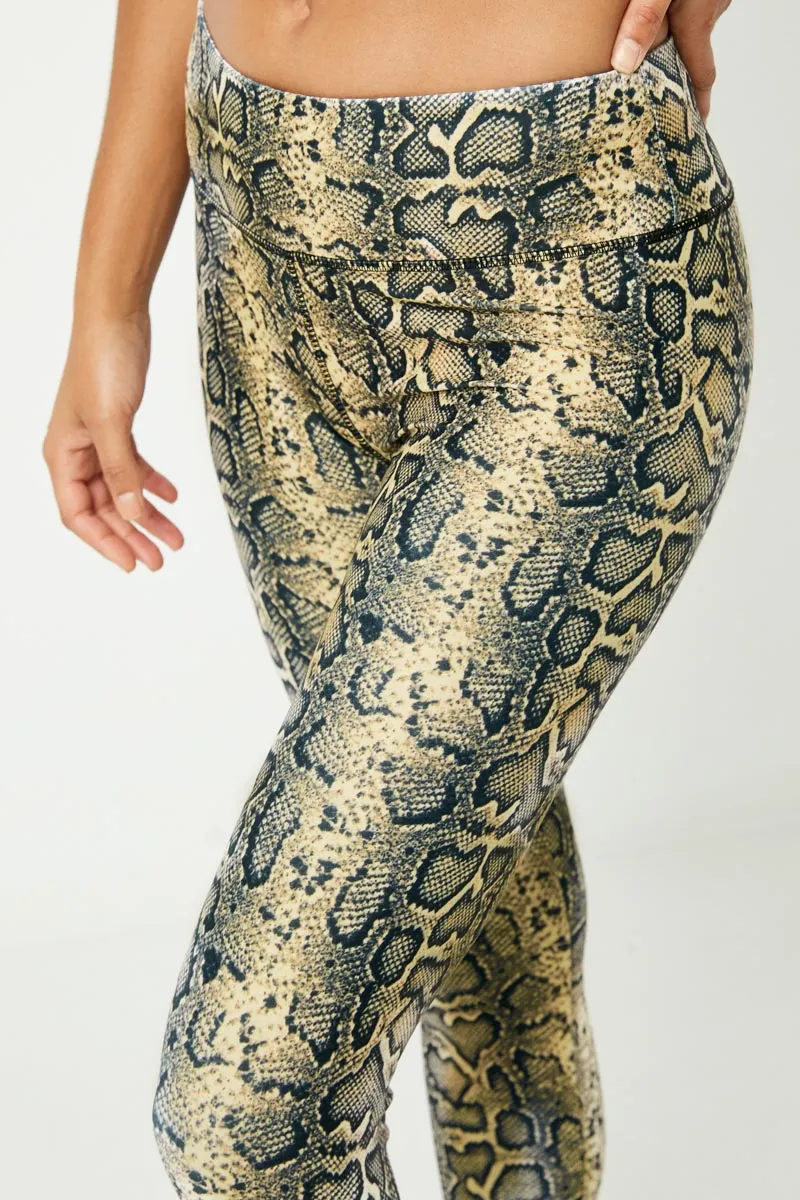 Womens Snakeskin Lounge Legging sold by Hayden product image thumbnail 3