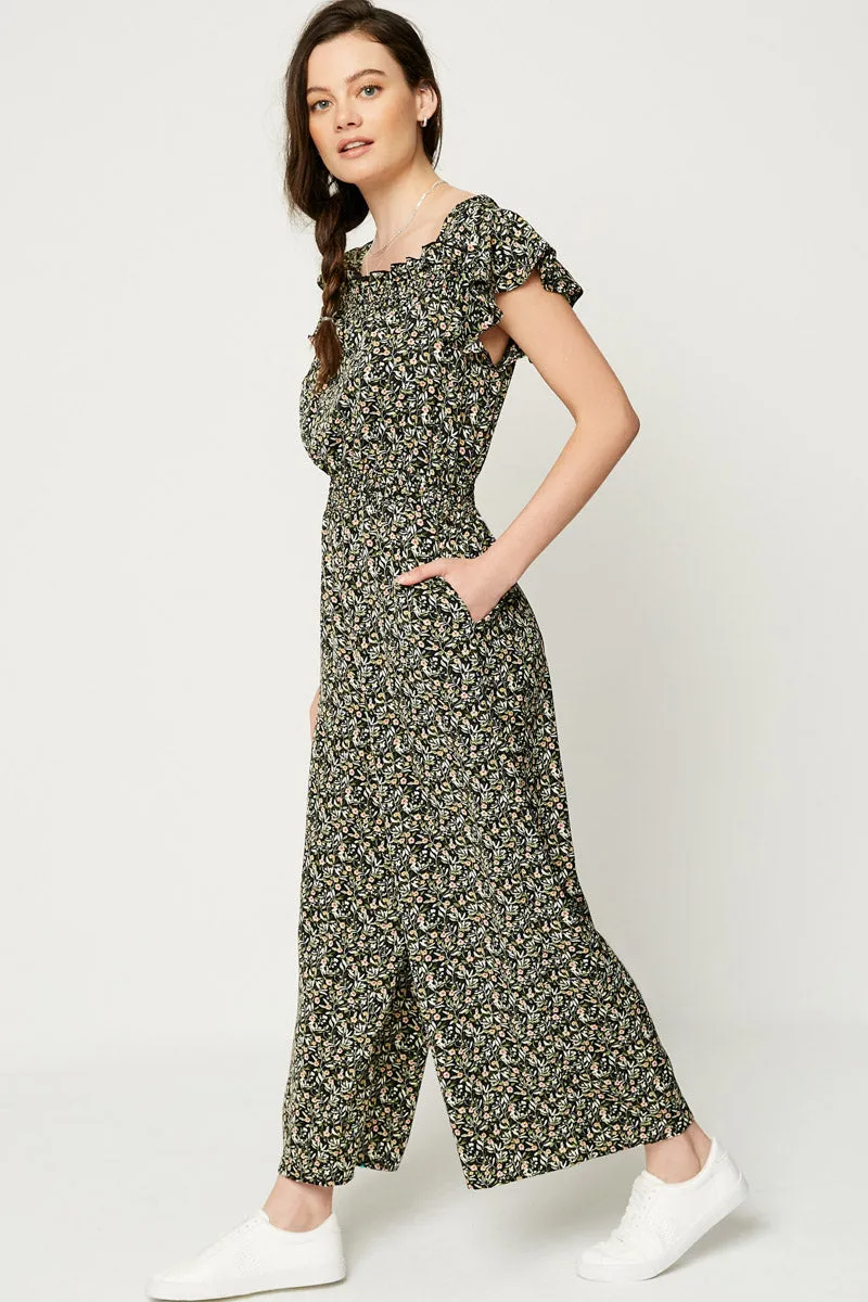 Womens Floral Smock Waist Jumper sold by Hayden product image thumbnail 3