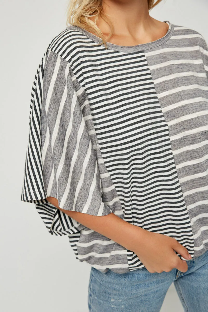 Womens Contrast Striped Top sold by Hayden product image thumbnail 4