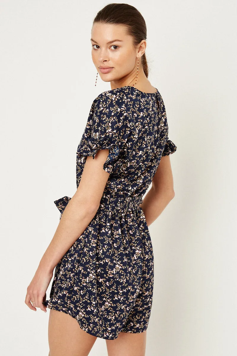 Womens Floral Ruffle Romper sold by Hayden product image thumbnail 2