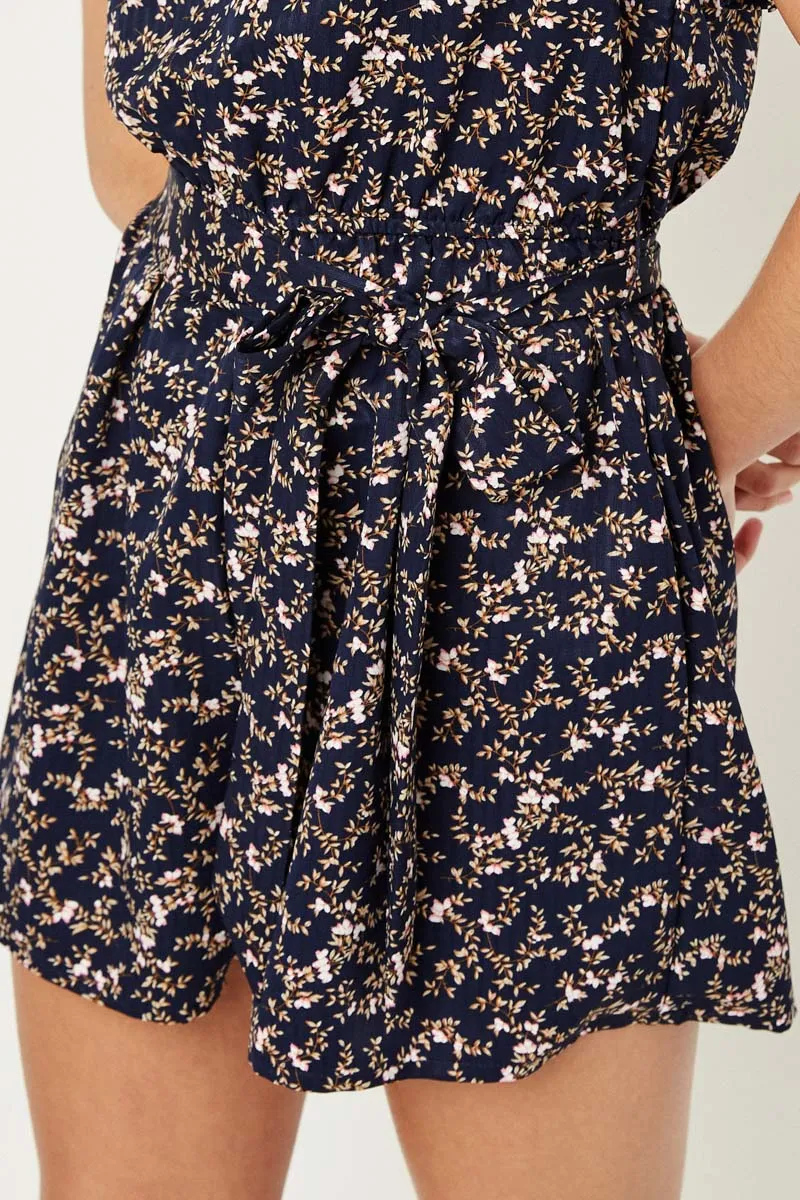 Womens Floral Ruffle Romper sold by Hayden product image thumbnail 4