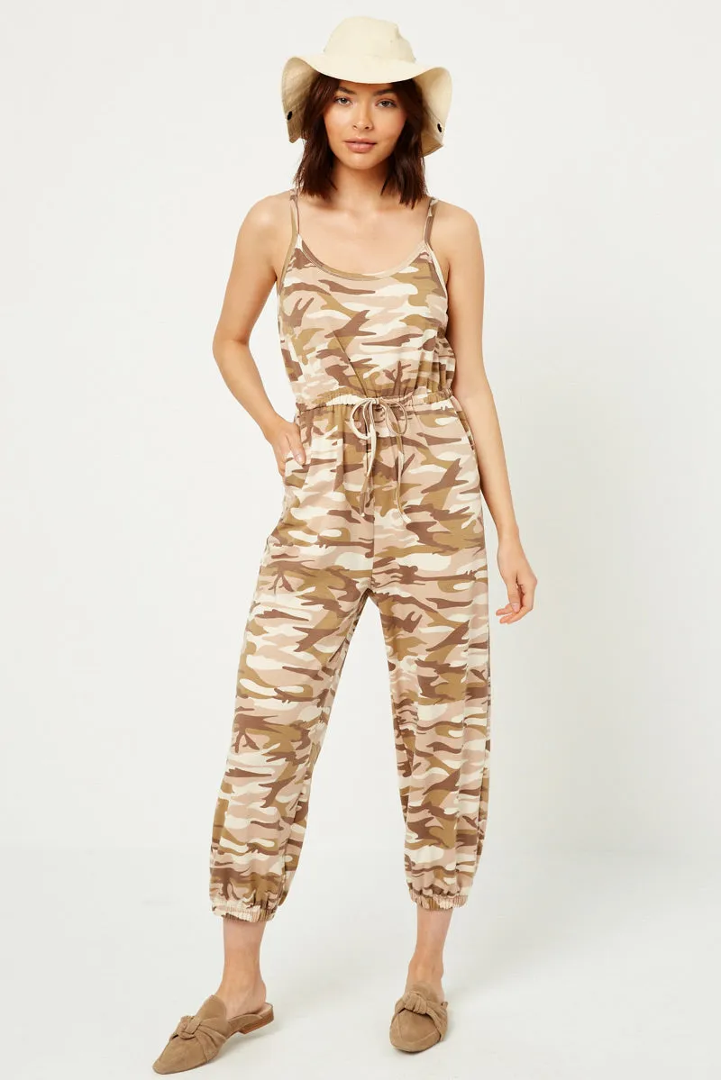 Womens Camo Drawstring Jumper sold by Hayden