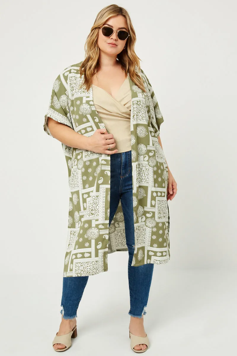 Womens Printed Kimono Duster sold by Hayden product image thumbnail 2