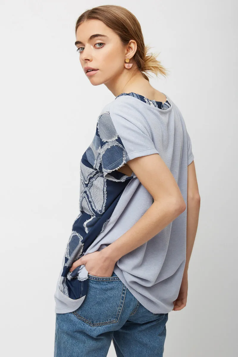 Womens Geometric Printed Distressed Tee sold by Hayden product image thumbnail 2