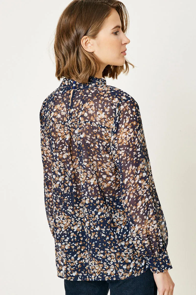 Womens Printed Cutout Puff Sleeve Top sold by Hayden product image thumbnail 2