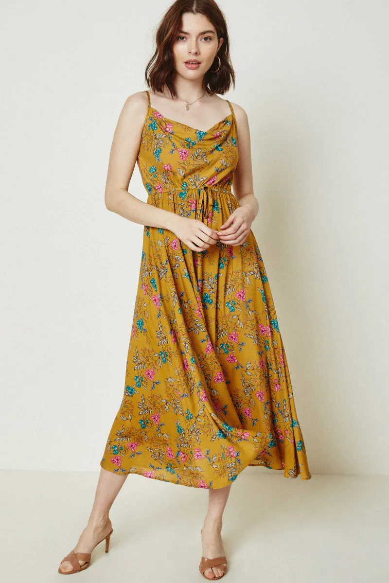 Womens Floral Cowl Neck Maxi Dress sold by Hayden product image thumbnail 4