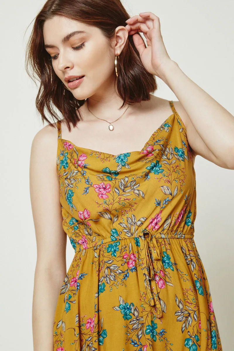 Womens Floral Cowl Neck Maxi Dress sold by Hayden product image thumbnail 5