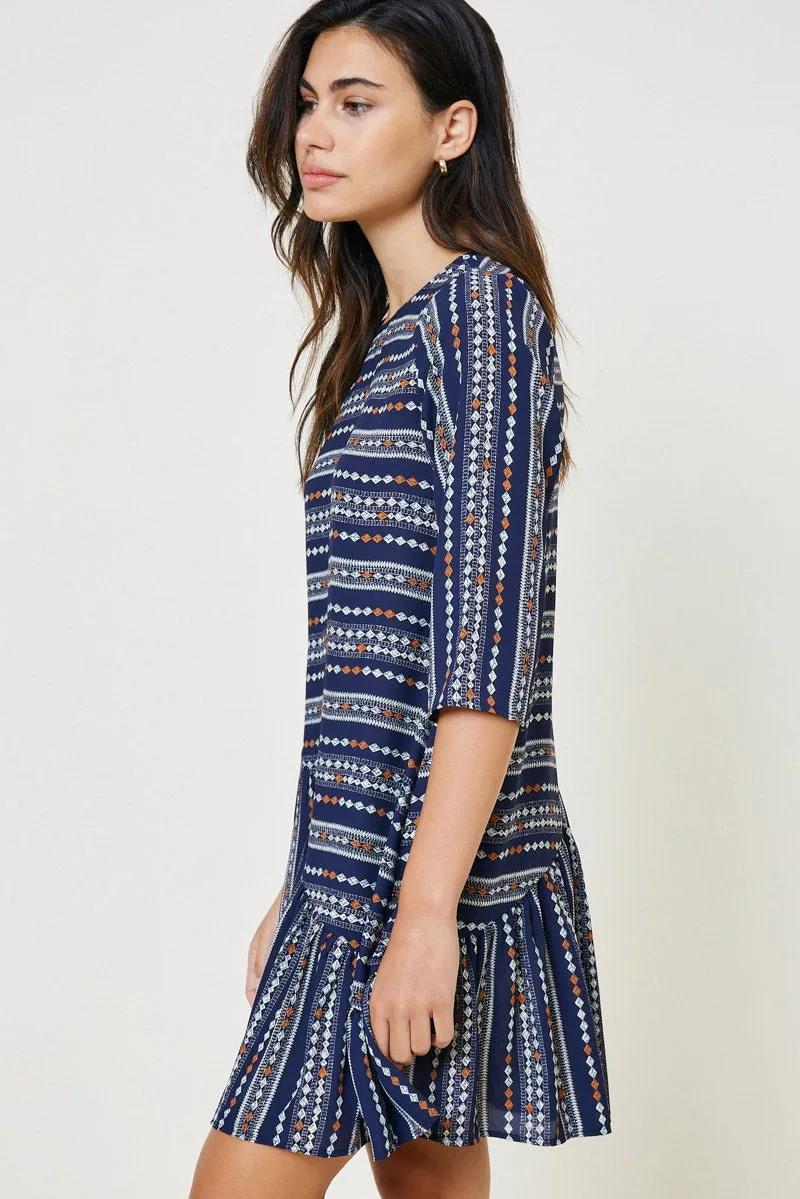 Womens Printed Ruffle Swing Dress sold by Hayden product image thumbnail 3