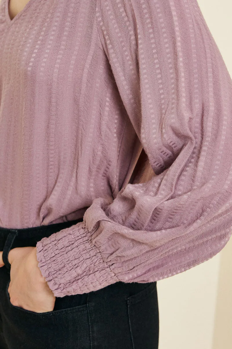 Womens Plunging Smock Sleeve Top sold by Hayden product image thumbnail 5