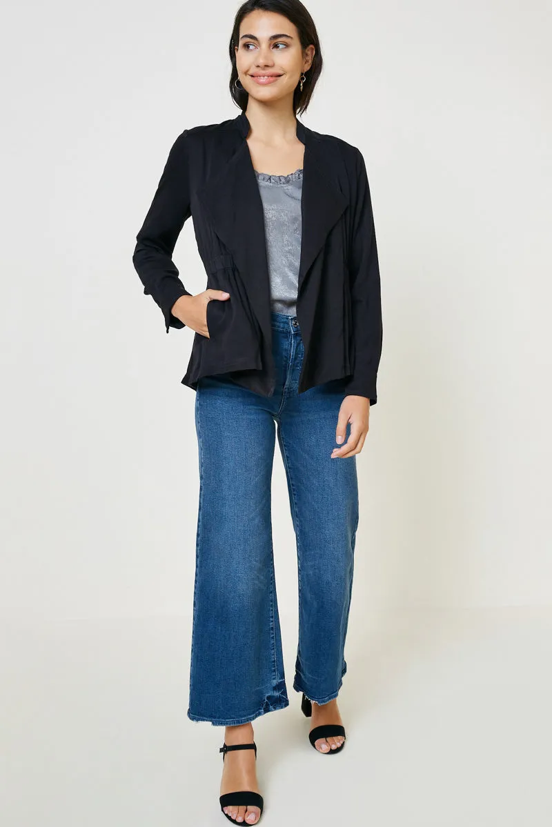 Womens Gathered Lapel Jacket sold by Hayden product image thumbnail 3