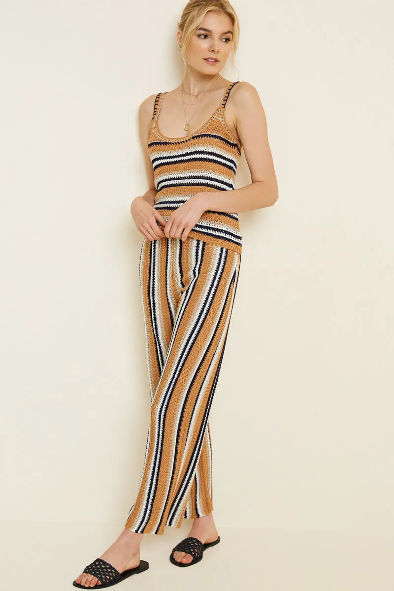 Womens Stripe Sweater Knit Pants sold by Hayden product image thumbnail 3