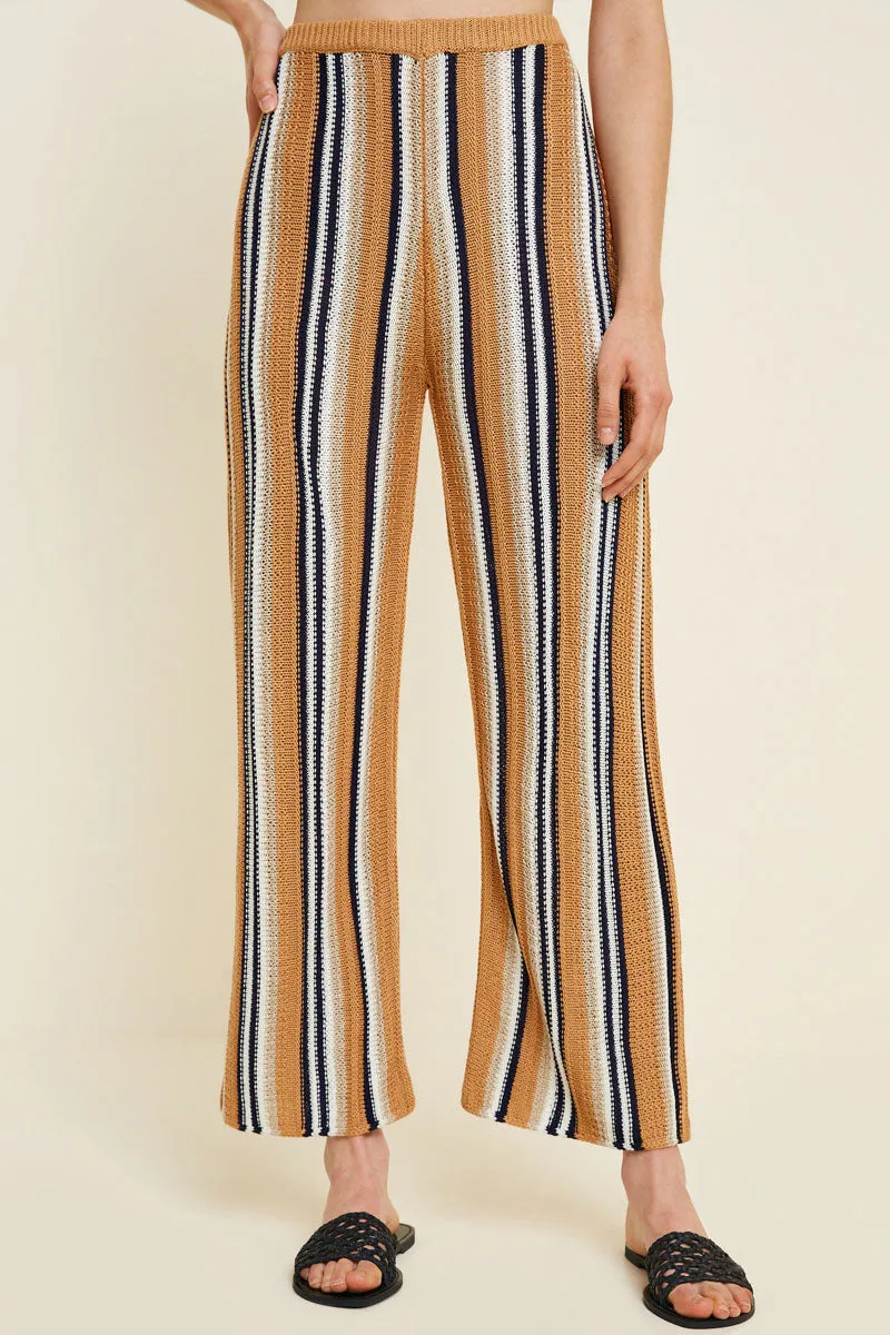 Womens Stripe Sweater Knit Pants sold by Hayden