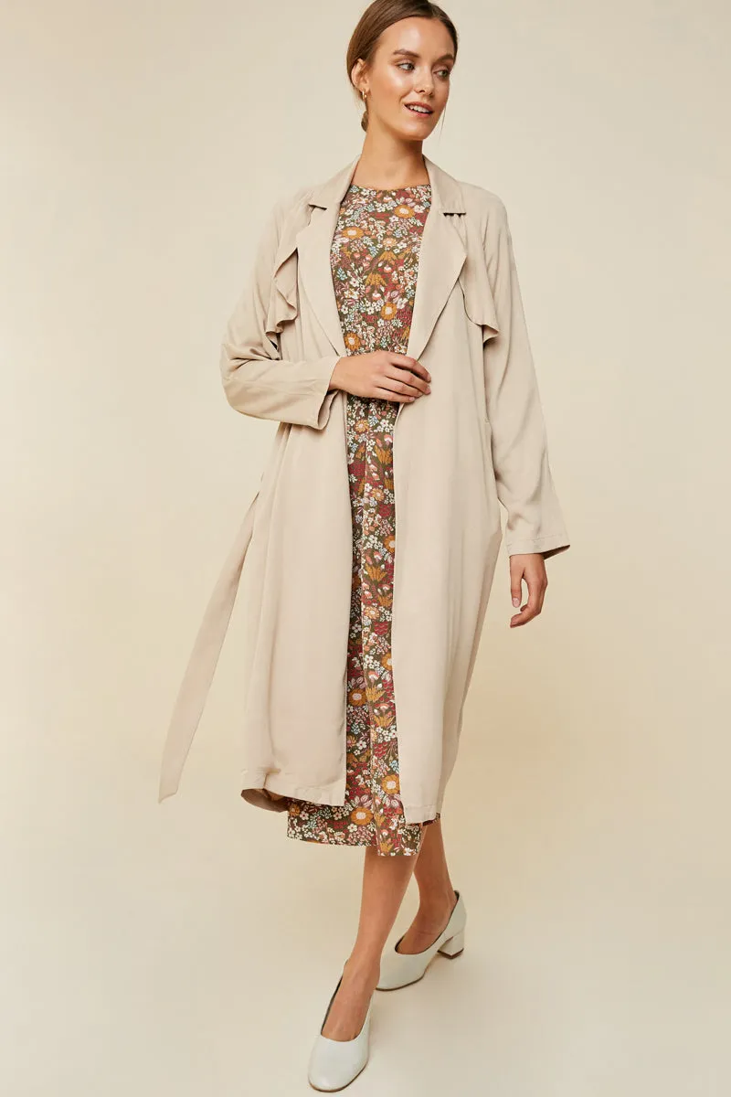 Womens Longline Trench Coat sold by Hayden