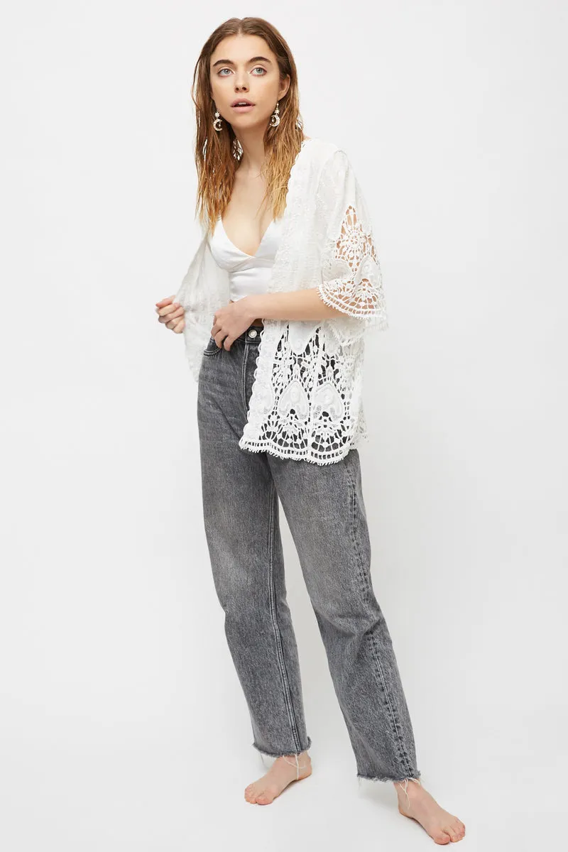 Womens Crochet Lace Kimono sold by Hayden product image thumbnail 3