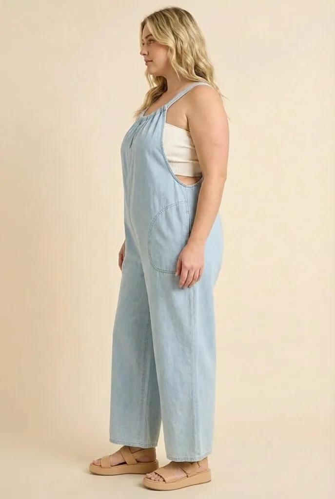 Womens Ribbon Back Halter Neck Jumpsuit sold by Hayden product image thumbnail 5
