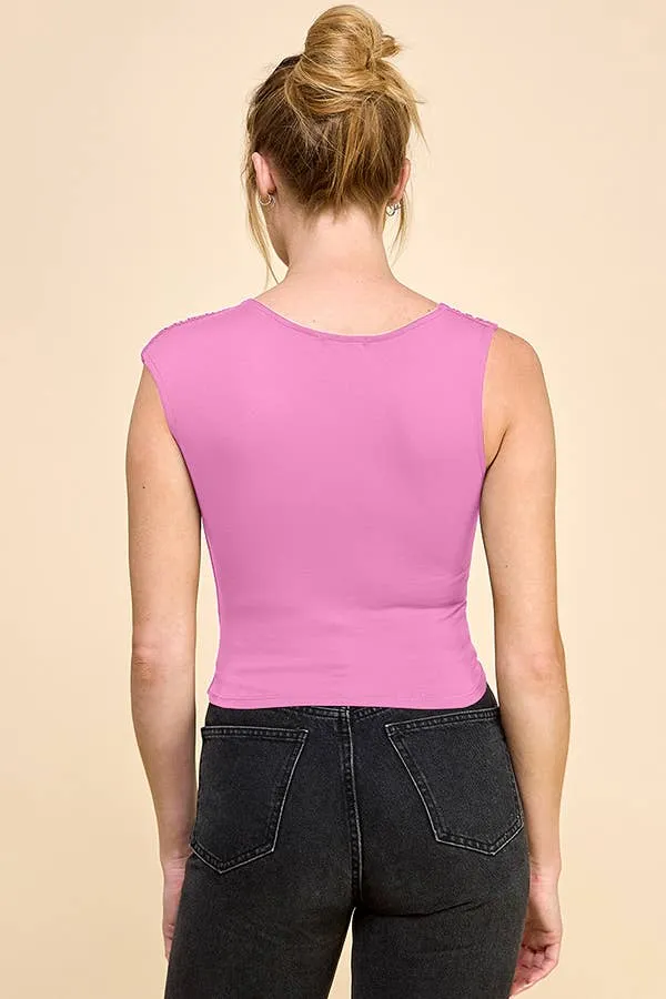 AYMMETRIC TANK TOP sold by Heart & Hips product image thumbnail 3