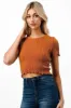 Short Sleeve Crop Top sold by Heart & Hips
