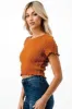 Short Sleeve Crop Top sold by Heart & Hips