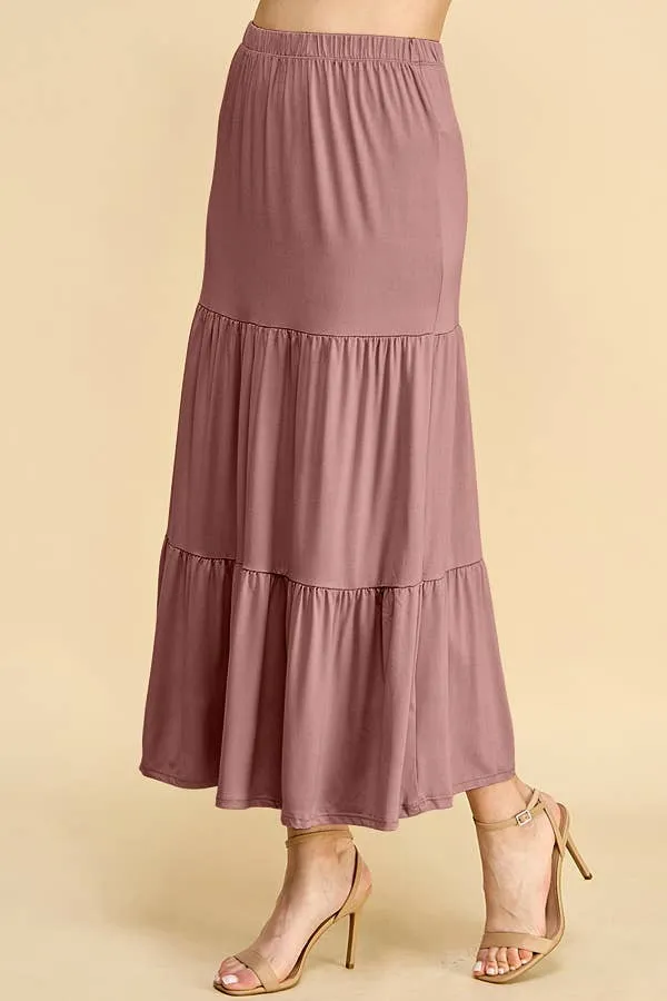 TIERED MIDAXI SKIRT sold by Heart & Hips product image thumbnail 3