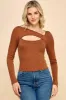 Cut-Out Detail Top sold by Heart & Hips
