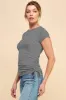 SIDE RUCHED DETAIL TOP sold by Heart & Hips