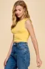 CREW NECK CROP TANK sold by Heart & Hips