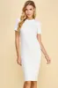 SMOCKED STRIPE MIDI DRESS sold by Heart & Hips