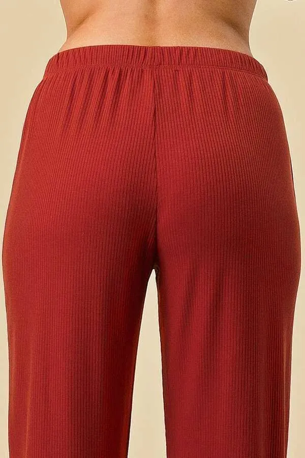 Ribbed Jogger Pants Only-Set Design W/ Rh45703l sold by Heart & Hips product image thumbnail 5