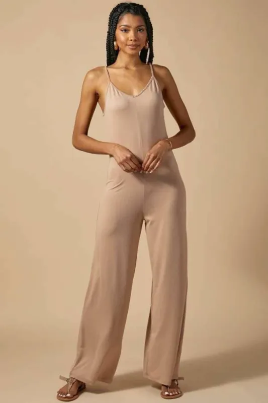 WIDE LEGGED CAMI JUMPSUIT sold by Heart & Hips