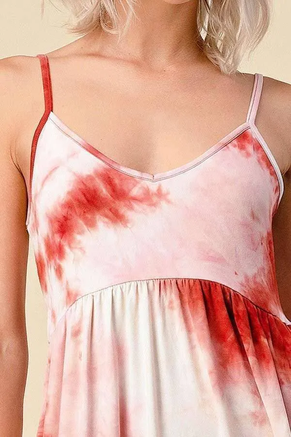 TIE DYE CAMI DRESS sold by Heart & Hips product image thumbnail 3