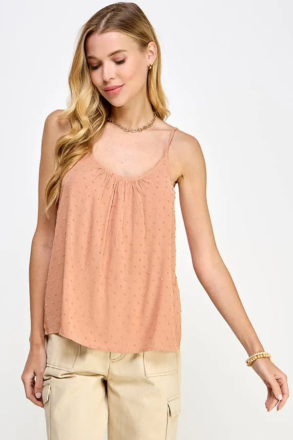 SWISS DOT FLOWY CAMI TOP sold by Heart & Hips product image thumbnail 5