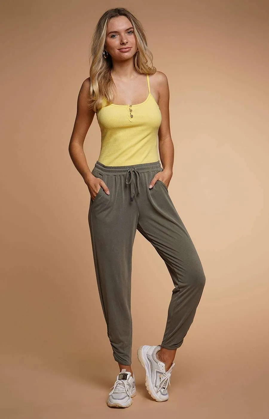 BUTTON RIB CAMI sold by Heart & Hips product image thumbnail 4